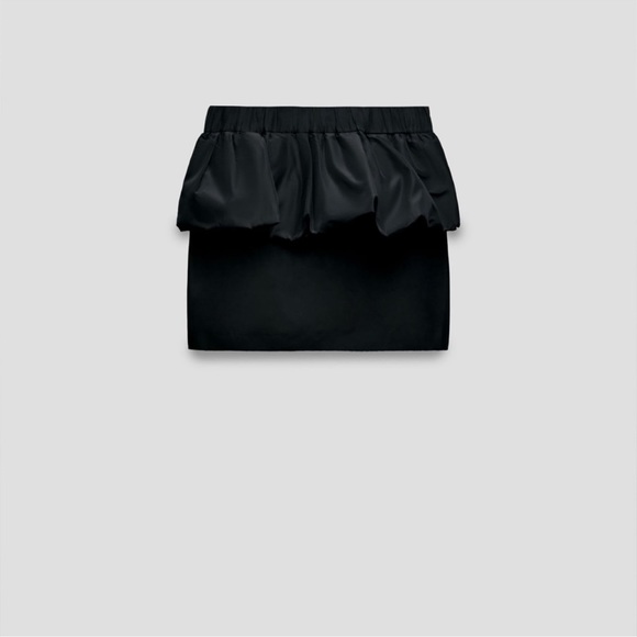 ZARA VOLUMINOUS TAFFETA SKIRT LIMITED EDITION - Picture 7 of 13